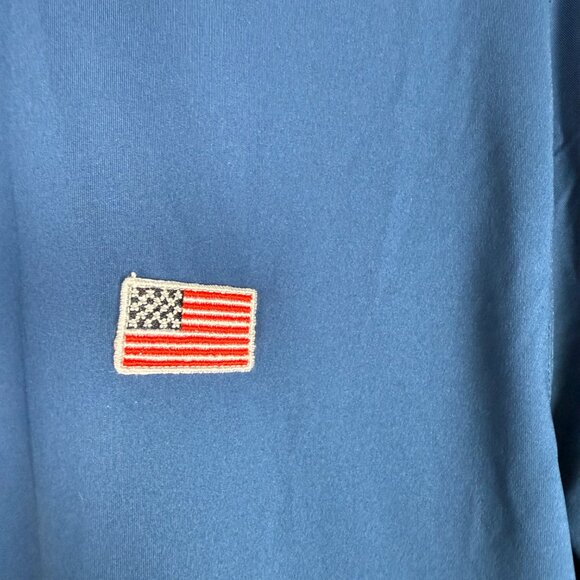 NWT Chubbies The Out of the Blue Performance Polo 2.0 Navy US Flag Size Medium M - Picture 8 of 12